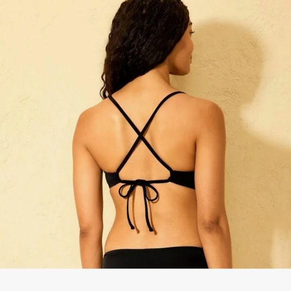 Shade & Shore Black Bikini Top Size 34 DD - Picture 4 of 10